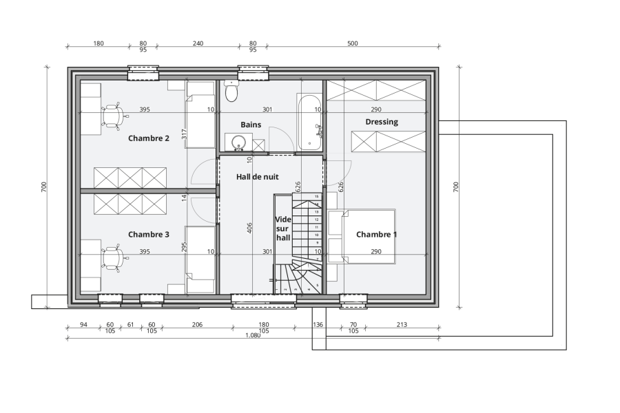 Maisons_Baijot_cle-sur-porte_Afzelia_Plan_75_etage